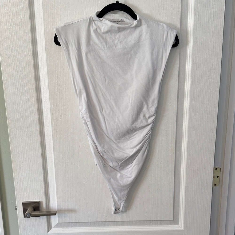 Abercrombie & Fitch White Modal-Blend Top